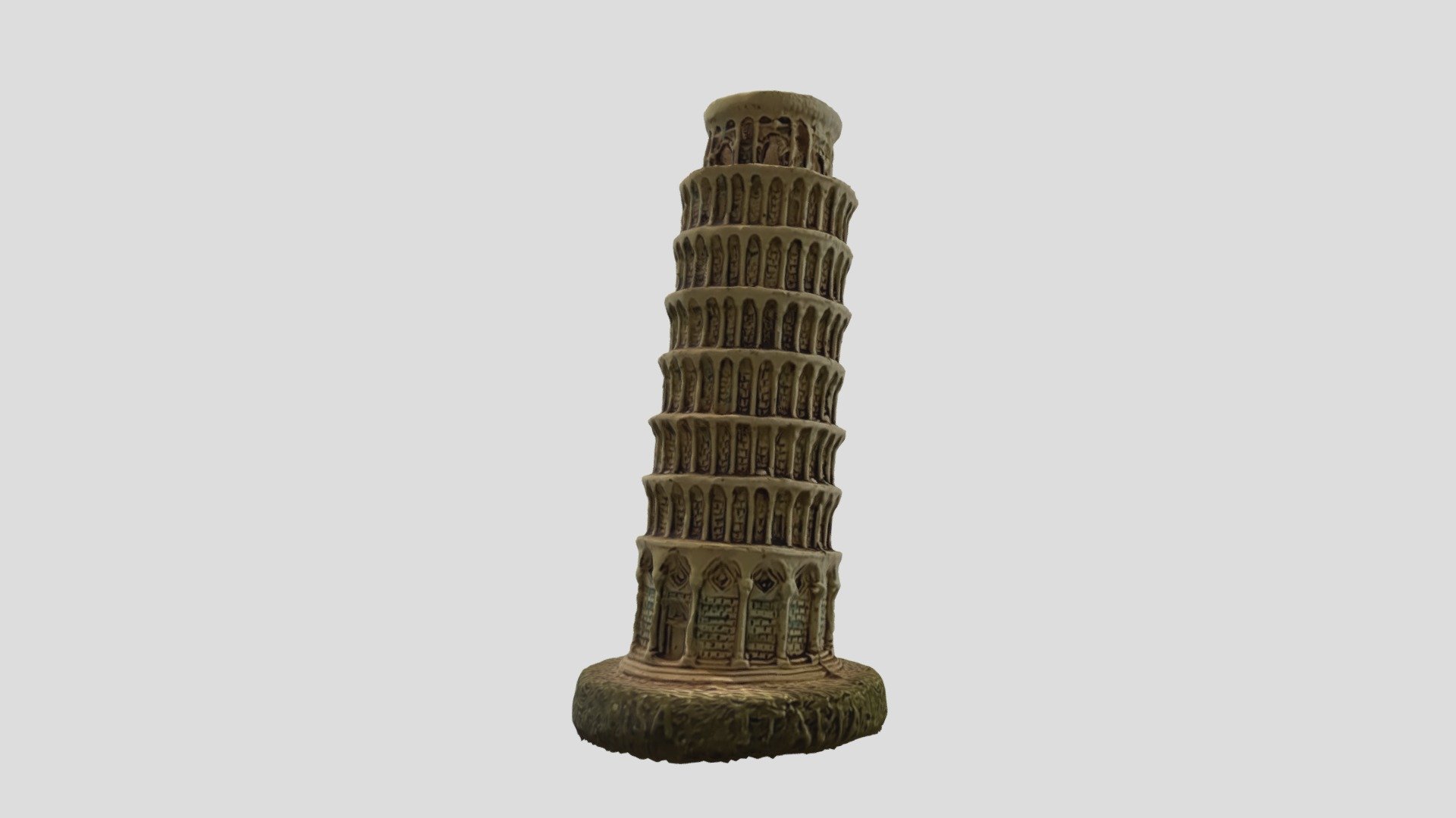 Leaning tower of Pisa Download Free 3D model by Aglaiapoulida