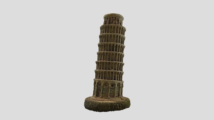 Leaning tower of Pisa 3D Model