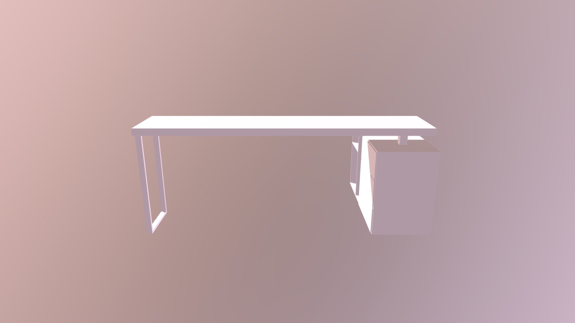 Modern Corner desk model