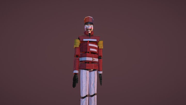 Nutcrackerbot Idle 3D Model