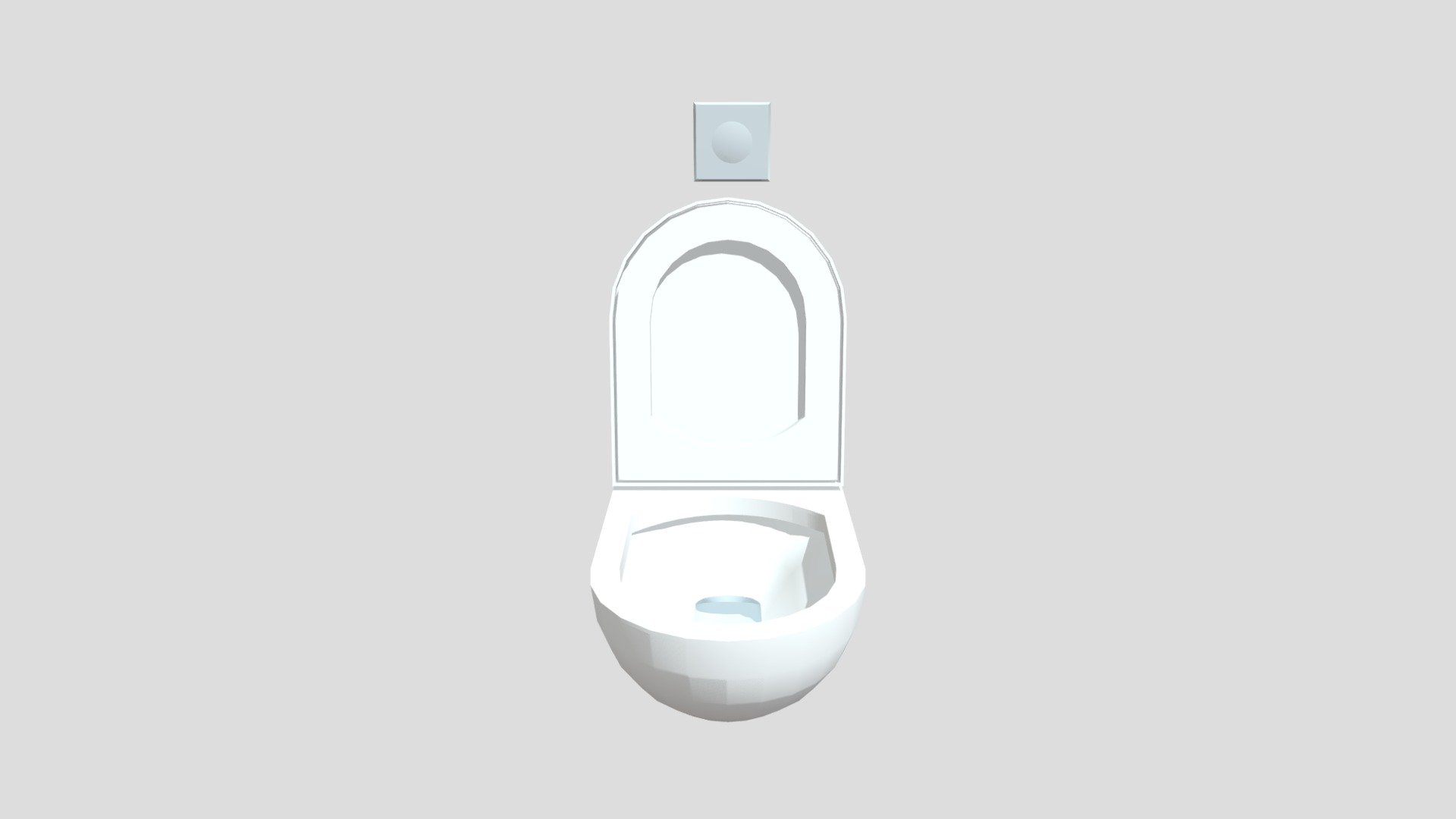 Hanged toilet