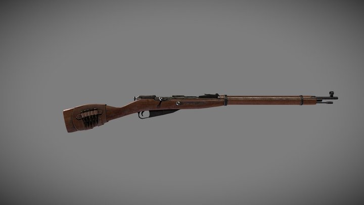 Mosin M91/30 3D Model
