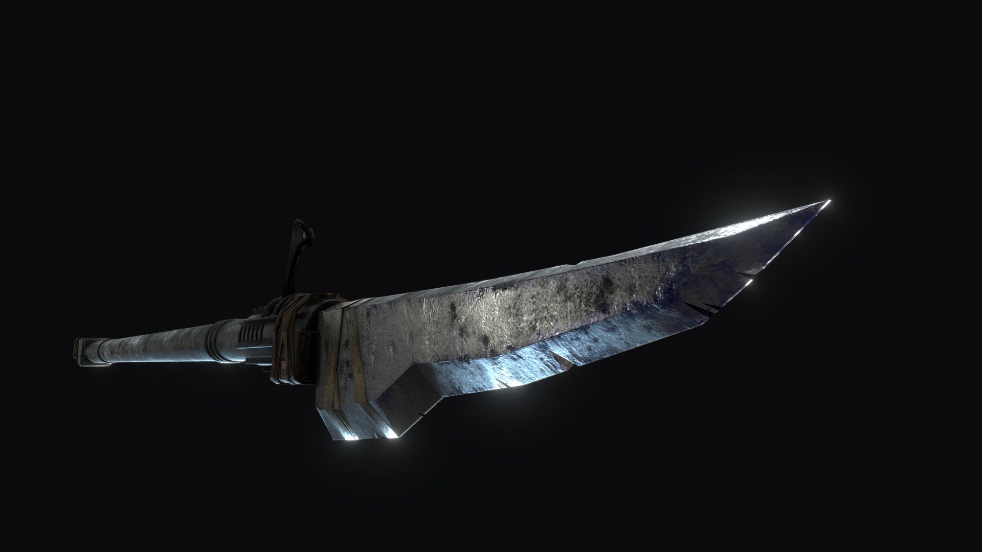 Spear - 3D model by Glitch5970 [f047cbb] - Sketchfab