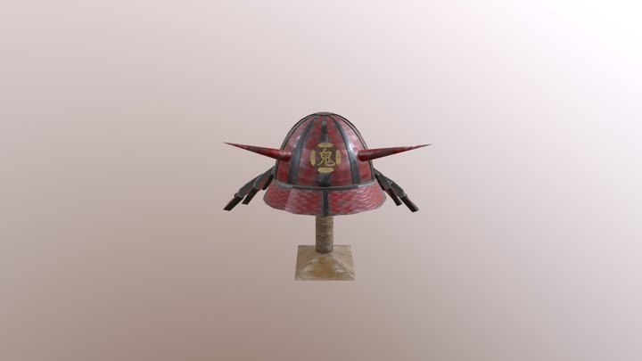 Samurai Helmet 2.0 3D Model