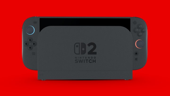 Nintendo Switch 2 3D Model