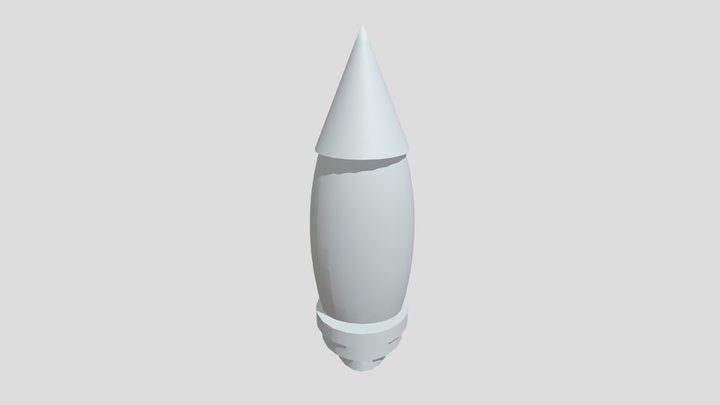 3d Rocket 3D Model