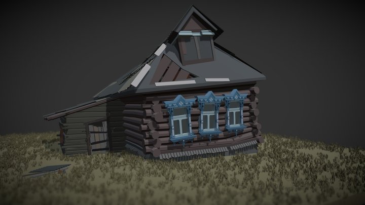 [XYZ School] HW6 Old village house 3D Model