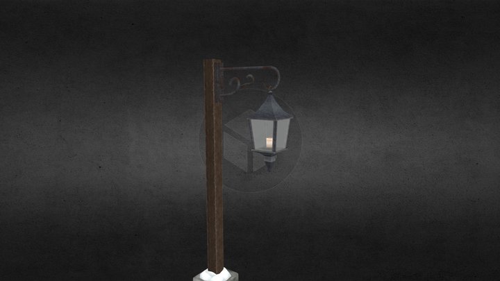 Candle Light (Street) 3D Model