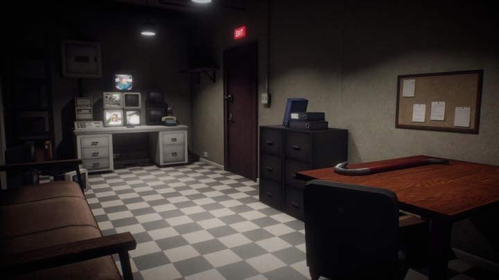 🍪 Control Room by Amogusstrikesback2 3D Model