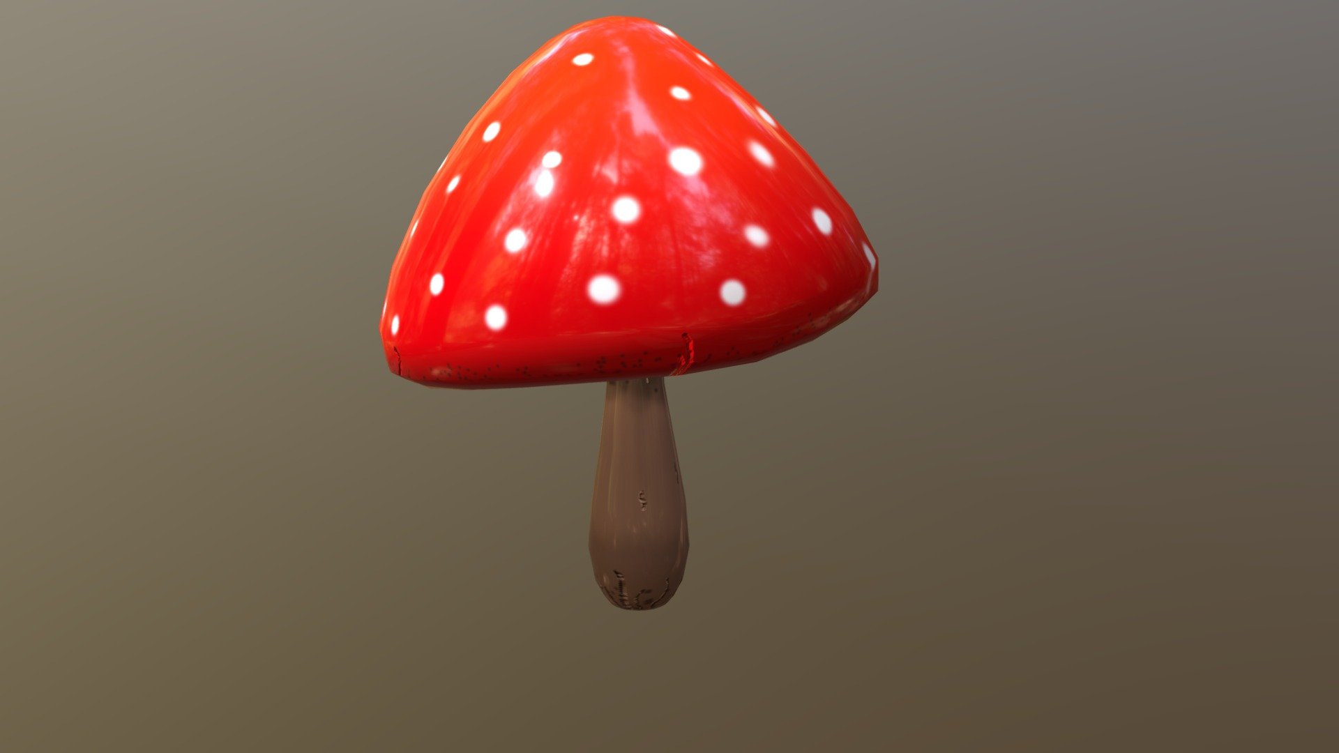 Low Poly Cute Mushroom - 3D model by HoloVega Art (@HoloVegaArt ...