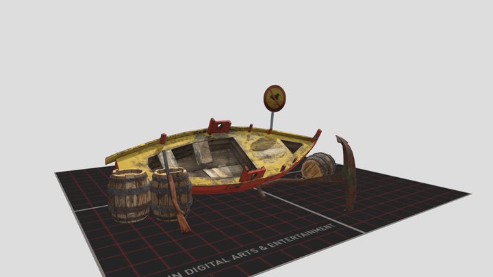 DAE 5 Finished Props - By the ocean 3D Model