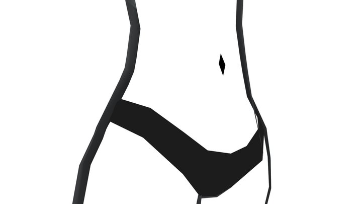 Girl body part 3D Model