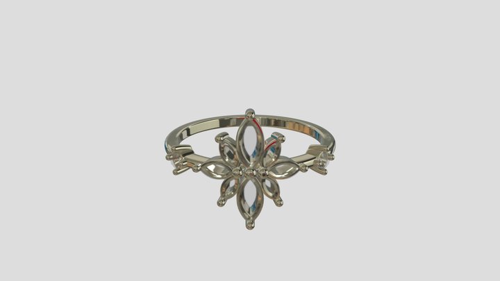 ATRG006 goldring wedding engagement luxury – Free 3D Model STL