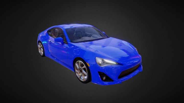 Subaru BRZ Exterior 3D Model