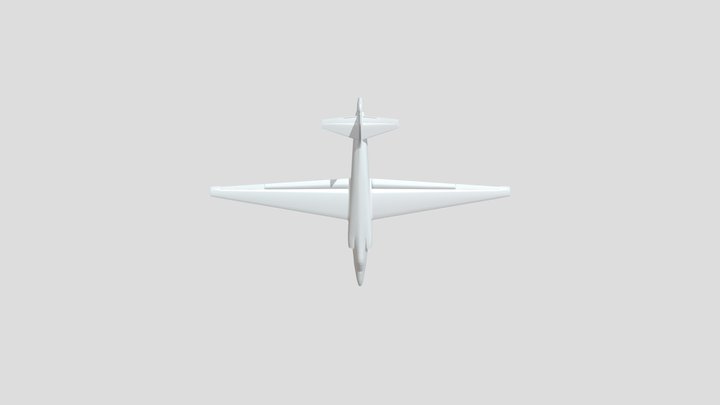 Lockheed U-2A 3D Model