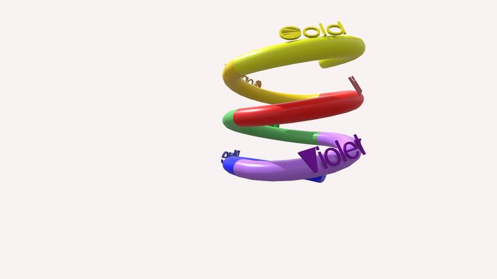 Spring With Annotation 3D Model