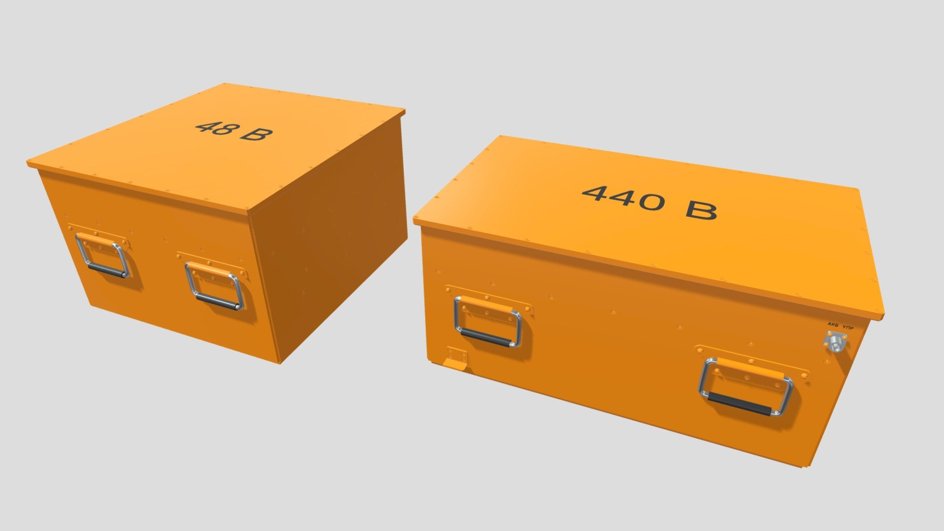Батареи аккумуляторные литий-ионные: 48 B, 440 В — Sketchfab embed 3D viewer