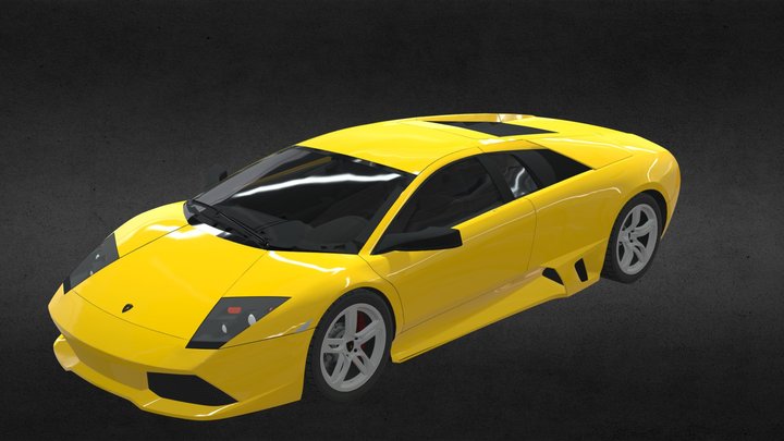 2007 Lamborghini Murcielago LP640 3D Model