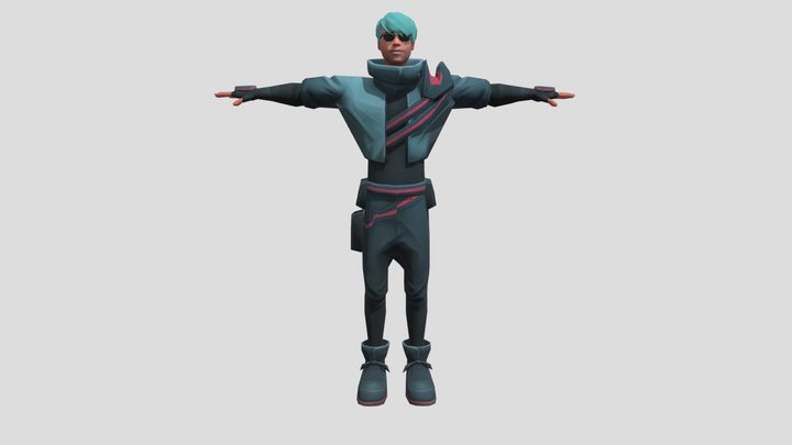 Street Boy 3D Model