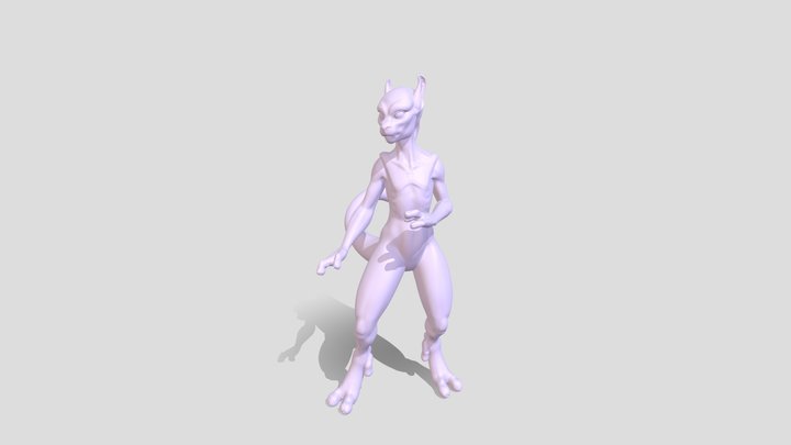 Mewtwo 3D Model
