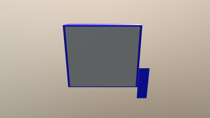 Televisón Plasma 3D Model