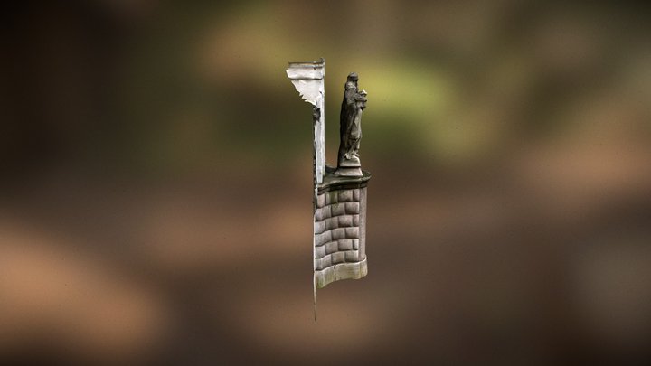 Statue from the Camaldolese Hermitage 3D Model