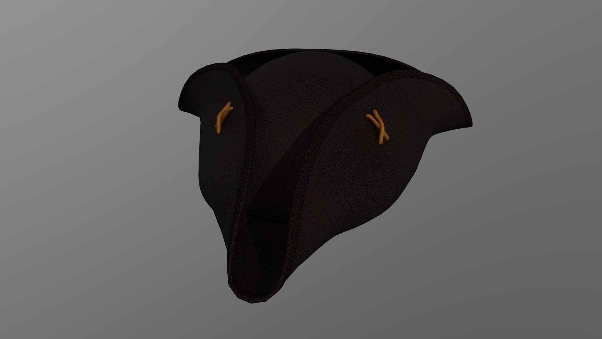 Tricorne Hat 2 (Brown) - Buy Royalty Free 3D model by shimtimultimedia ...