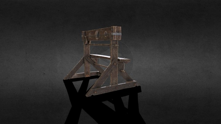 Medieval Pillory 3D Model