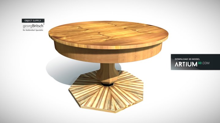 Draw-extension table - Georg Britsch 3D Model