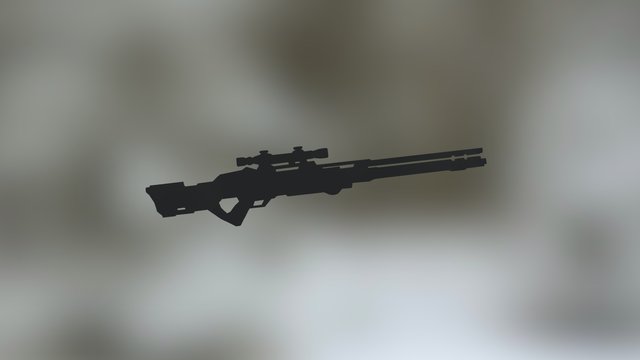 Gun wip 3D Model