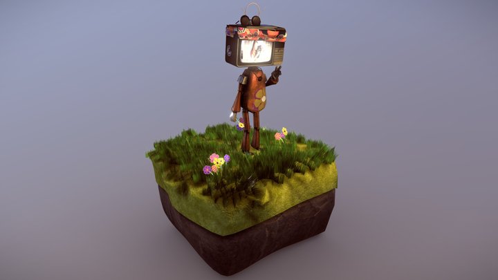 HIPP-13 TV Boy 3D Model