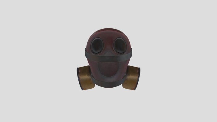 Mask Poppy Playtime FBX 3D Model