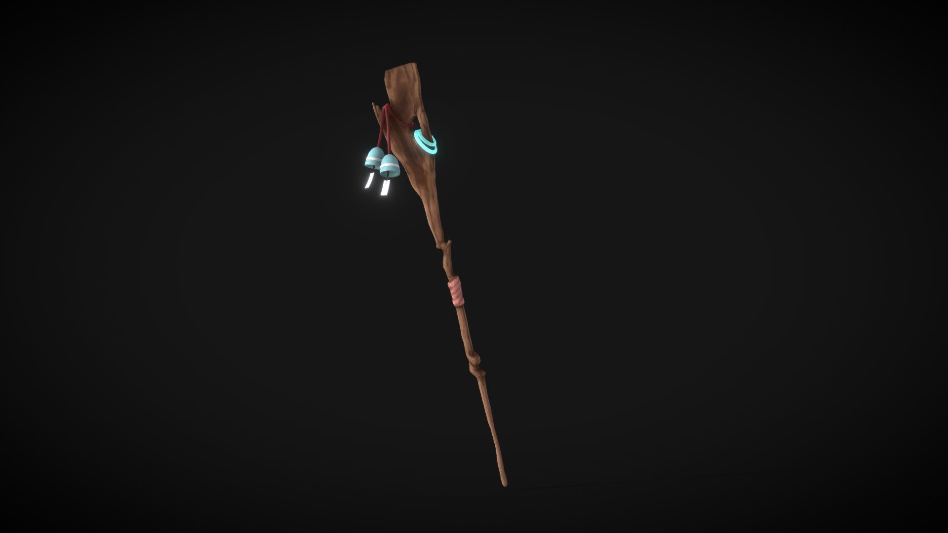 A driftwood staff