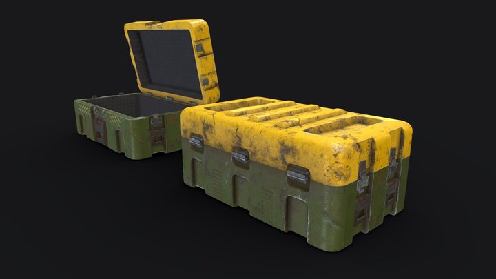 Military Container 3D Model