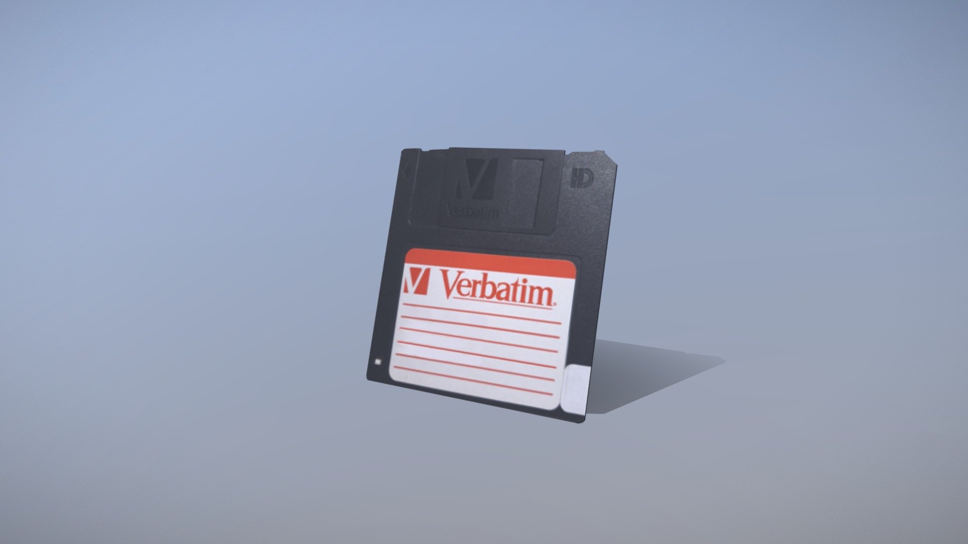 Verbatim Floppy Disk 3.5" Download Free 3D model by bobbycactus