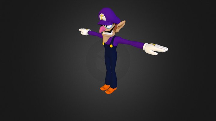 Waluigi 3D Model