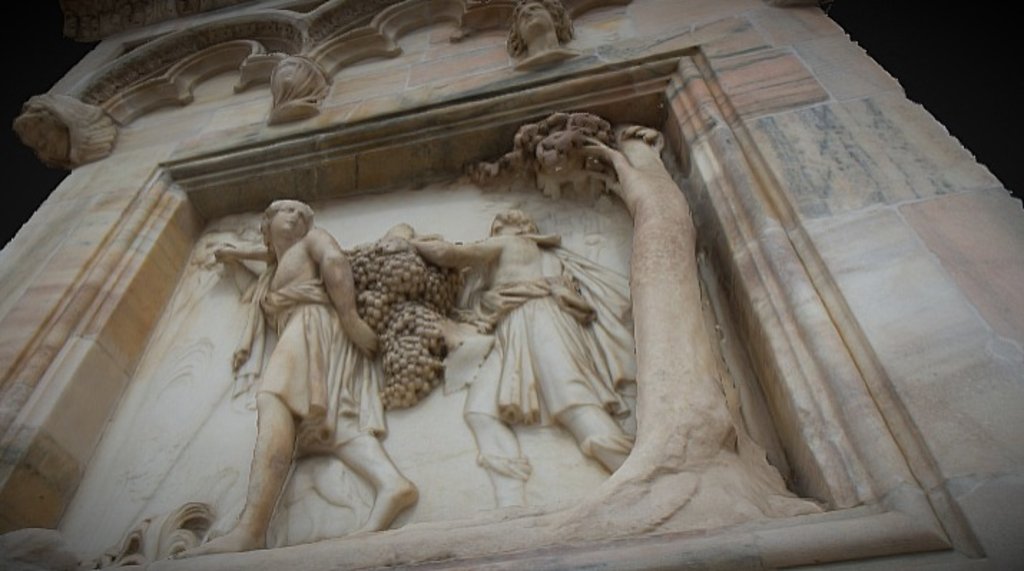 Millan - Duomo relief carving