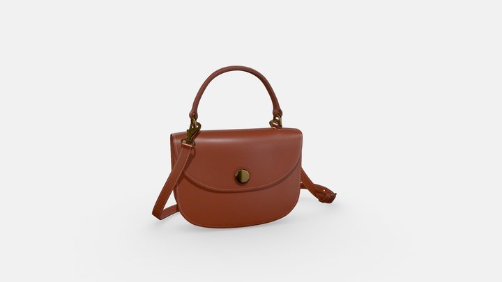 Besace01 Crossbody 2K UDIM*2 3D Model