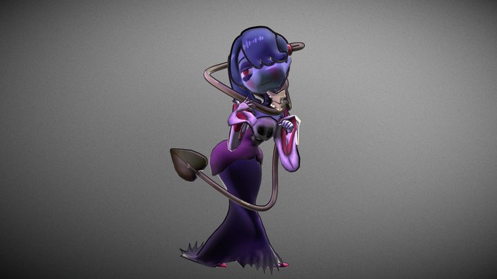 Squigly SkullGirls 3D Model