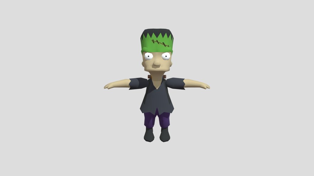 The Simpsons Hit & Run - Unused Frankenstein Kid
