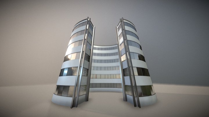City Building Design C-1 3D Model