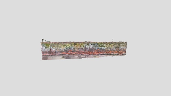 Brick Wall - Watling View, St Albans 3D Model