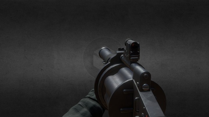 Grenadelauncher animated – Free 3D Model STL