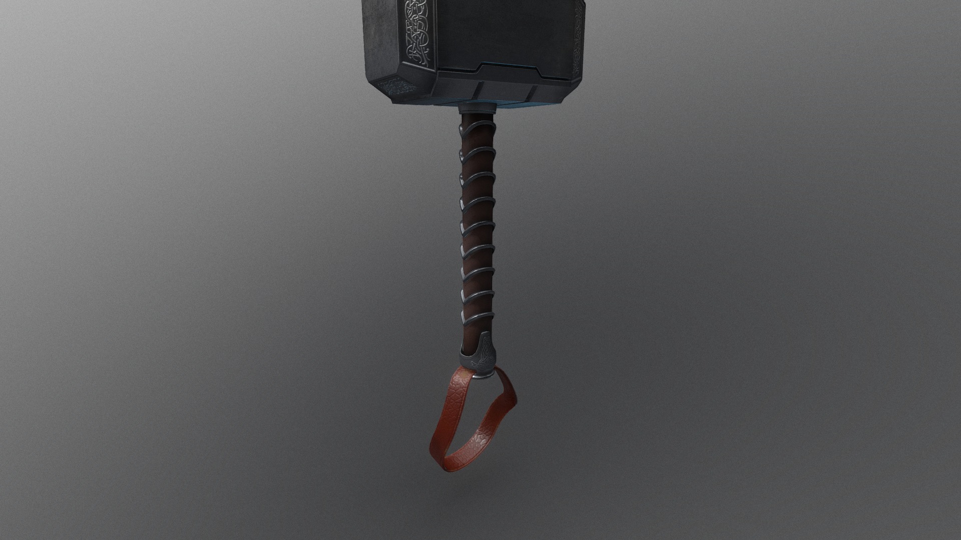 Mjolnir (Thor's hammer) - Download Free 3D model by Valentin (@valenpal ...