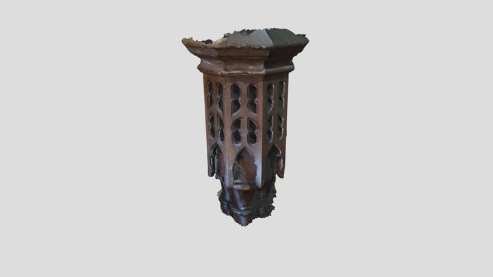 Column Cap - Main Hall (22A) 3D Model