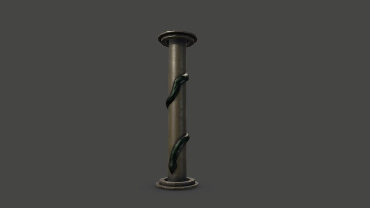 Serpent Column 3D Model