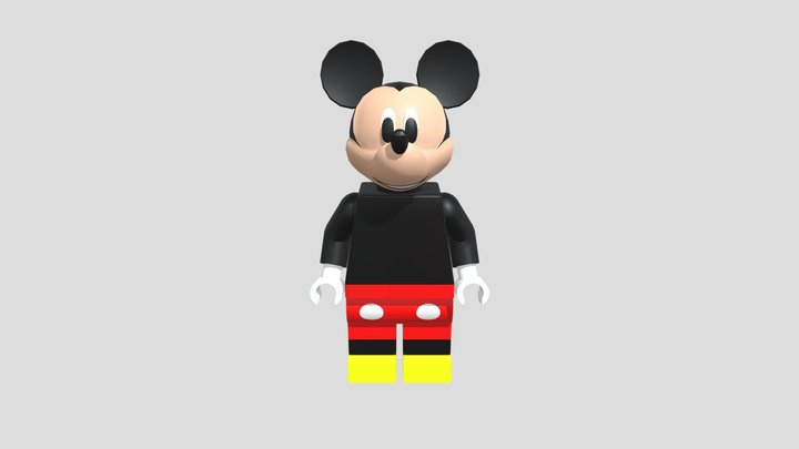 LEGO - Mickey Mouse 3D Model