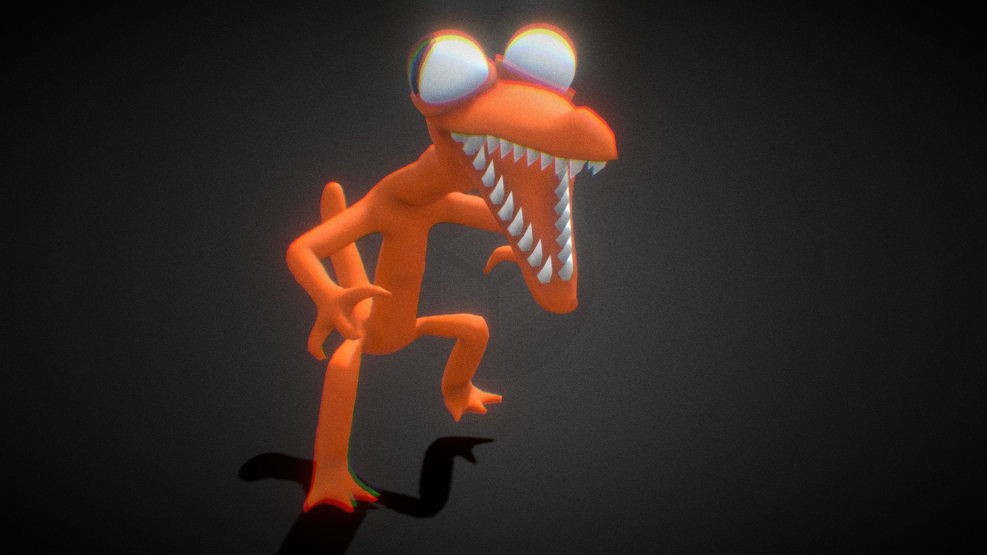 orange from rainbow friends - Download Free 3D model by