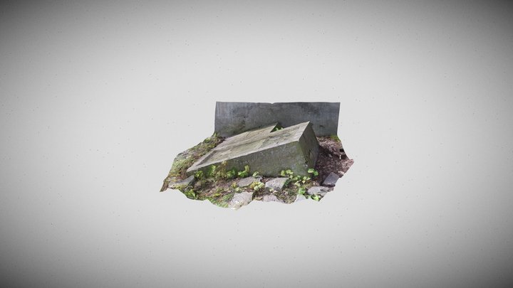 Matzevah 3 - Przysucha Jewish Cemetery 3D Model