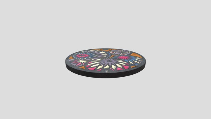Manhole Cover 4 3D Model